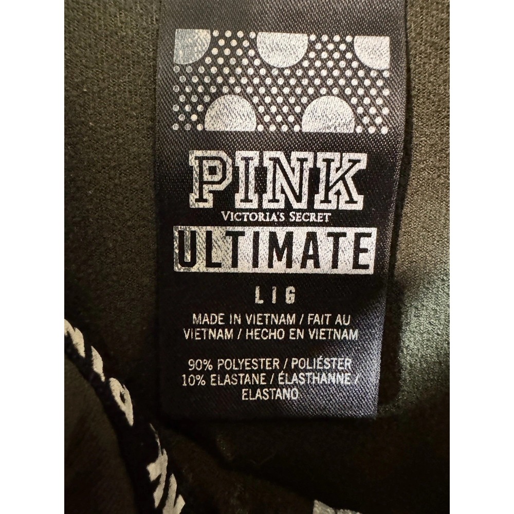 PINK Victorias Secret Ultimate 1/4 Zip Pullover Womens L Y2K Revival - Picture 3 of 12